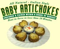 Italian Style Baby Artichokes (water & marinated)